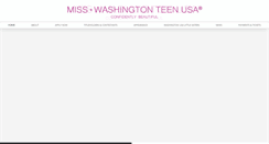 Desktop Screenshot of misswashingtonusa.com